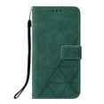 thumbnail image 6 of Embossed Wallet Case for Samsung Galaxy A53 5G, Magnetic Clasp Card Slots Holder Luxury Business PU Leather Flip Folio Cover with Kickstand Wireless Charging Case,Darkgreen, 6 of 6