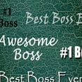 thumbnail image 2 of Boss's Day Ties Boss Neck Tie Mens Manager Gift Green by Three Rooker, 2 of 3