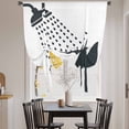 thumbnail image 3 of Dogs Showering Balloon Curtains for Windows, Bedroom Curtains 54 Inch Length, Modern Abstract Art Funny Animals Tie Up Curtains Panels Thermal Insulated Bathroom Curtains Window 42"x54", 3 of 8
