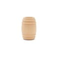 thumbnail image 4 of Wooden Pickle Barrel 1-5/8 Inch, Pack of 10, Small Unfinished Cargo Drums, Perfect for Miniatures, Scale Models, Mini Train Making or Woodworking Craft Projects, by Woodpeckers, 4 of 8