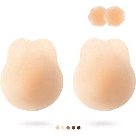 Lift Ultra-Thin Adhesive Bra Sticky Push UpInvisible Bras Strapless Backless Bra Pasties Nipple Covers