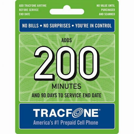 TracFone 200 Unit Wireless Airtime Card