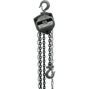 Jet S90-050-10 Contractor 0.5 Ton Hand Chain Hoist with 10 Foot Lift & 2 Hooks