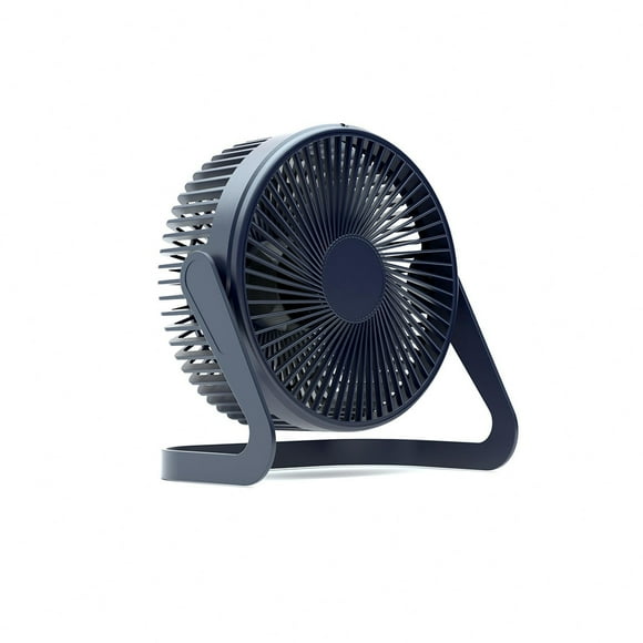 Inteprter Mini ventilador portátil de verano, ventiladores de ABS, refrigeración por aire, equipo fresco para exteriores para el hogar, viajes, Electrónica Púrpura Negro
