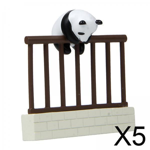 5xPanda Fence Muebles De Casa De Muñecas Fáciles De Transportar Para Gabinete, Sala De Estar, Oficina, B