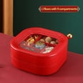 thumbnail image 1 of EGNMCR Multi-layer Candy Box Snacks And Dried In Candy Boxes Candy Box With Compartments Fruit Platter With Dried Divided Candy Box With Snacks Candy Candy with divided sections, 1 of 6
