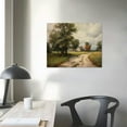 thumbnail image 3 of Nawypu  Landscape Canvas Wall Art Vintage Classical Painting Village Room Decor -Natural Framed, 3 of 4