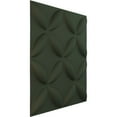 thumbnail image 2 of Ekena Millwork 19 5/8"W x 19 5/8"H Wallflower EnduraWall Decorative 3D Wall Panel, UltraCover Satin Hunt Club Green (Covers 2.67 Sq. Ft.), 2 of 6