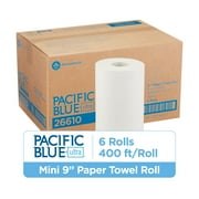 Pacific Blue Ultra® 9” Paper Towel Rolls by GP PRO (Georgia-Pacific), White, 6 Rolls per Case