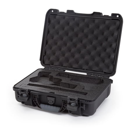 UPC: 0666365020628 | Nanuk 910 Waterproof Professional Classic Pistol/Gun Case  Military Approved with Custom Insert for 2UP – Black