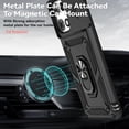 thumbnail image 5 of FIEWESEY Phone Case for Motorola Moto G 5G 2025/Moto G 5G 2026/Moto G Play 2026 Built in Slide Camera Lens Cover+Finger Ring Holder Kickstand Shockproof Full Body Protective Phone Cover - Black, 5 of 8