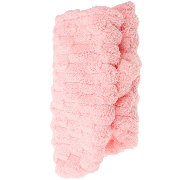 MOKKHNB Comfortable Pink Hair Turban Drying Cap Absorbent Hair Towel