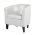 thumbnail image 3 of CorLiving Antonio Bonded Leather Tub Chair, 3 of 4
