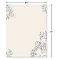 Pale Pink Roses Floral Letter Paper - 25 Sheets, 8.5x11, Premium 28lb Bond For Invitations, Flyers & More