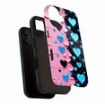 thumbnail image 3 of Heart Design Artistic Phone Case for Trendy Teens & Students Compatible with iPhone 11/12/13/14/15/16 (Pro Max/Plus), 3 of 9