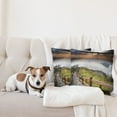 thumbnail image 4 of Ambesonne Nature Throw Pillow Cover 2 Pack, Foggy Sky Italian, 16", Multicolor, 4 of 7