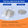 thumbnail image 6 of Dog Hammock for Car with Hard Bottom，60* 30 * 21“ Dog Car Seat Cover for Back Seat Waterproof for Cars/SUV, Gray, 6 of 7