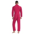 thumbnail image 2 of vastwit Men Utility Work Wear Mechanical Auto Repairman Worker Coverall Electric Welding Suit Hot Pink S, 2 of 6