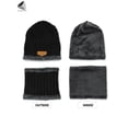 thumbnail image 4 of PULLIMORE Kids Beanie Hat Scarf Set Winter Warm Knit Fleece Lining Cap and Scarf for 5-15 Years Old Boys Girls (Red), 4 of 9