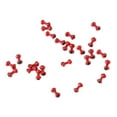 thumbnail image 2 of Perles de Liaison Haltères Fendus Yeux Nymphe Yeux DIY - Rouge, 4.8mm, 2 of 6