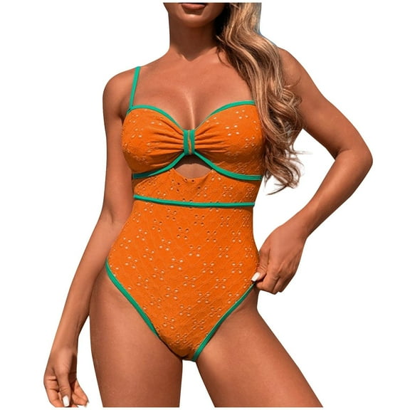 Zuesphe Womens Swimsuits One Piece Tummy Control Womens Bathing Suits Plus Size Tummy Control Swimwear for Women Tummy Control Modest Tankini Swimsuits for Women Halter Tankini