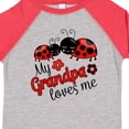 thumbnail image 4 of Inktastic My Grandpa Loves Me with Cute Ladybugs Boys or Girls Toddler T-Shirt, 4 of 5