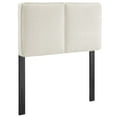 thumbnail image 2 of Lindee Boucle Fabric Twin Headboard in Cream, 2 of 8
