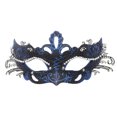 thumbnail image 1 of Máscara de mascarada, decoraciones de Mardi Gras máscaras venecianas para mujer (azul-negro), 1 of 3