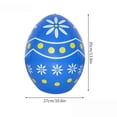 thumbnail image 2 of Easter Inflatable Egg Outdoor Decor - PVC Blow Up Colorful Egg Ornament for Lawns Garden Yard Patio Spring Holiday Party Decor, 2 of 5