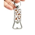 thumbnail image 4 of WIRESTER Household Kitchen Tools Keychains Metal Bottle Opener With Key Ring - English Bulldog Funny Playful Postures, 4 of 6