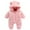 Red, variant on PINQI Children Outerwear 2024 Cute Baby Girls Boys Winter Clothes Snowsuit Teddy Bear Onesie Outfit Jumpsuit Romper Coat Hooded Suit