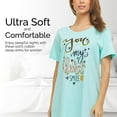 3 Pack Womens 100 Cotton Sleep Shirt Soft Printed Sleep Dress