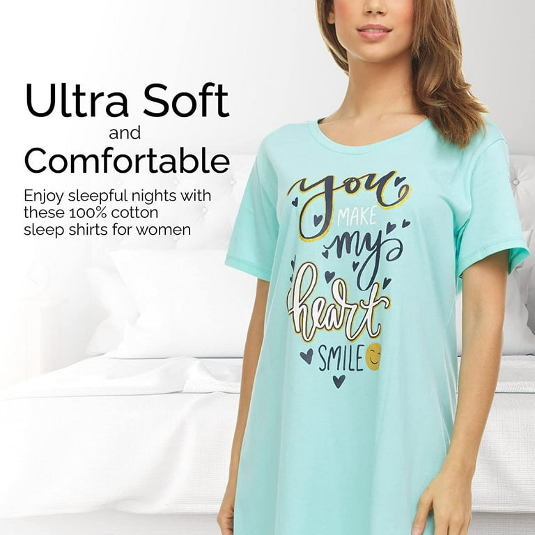 Long nightwear t shirt sales