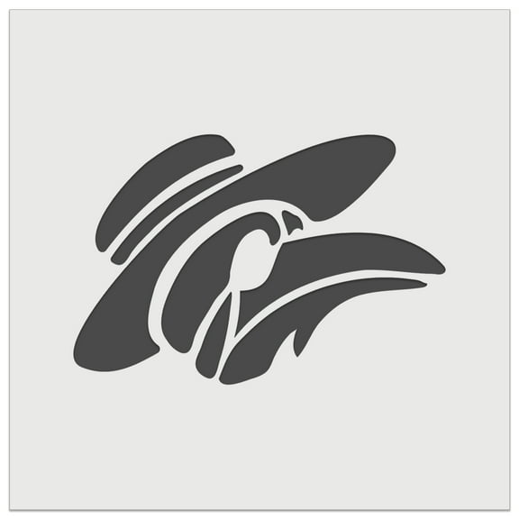 Plague Doctor Crow Raven Mask with Hat DIY Cookie Wall Craft Stencil - 5.5 Inch