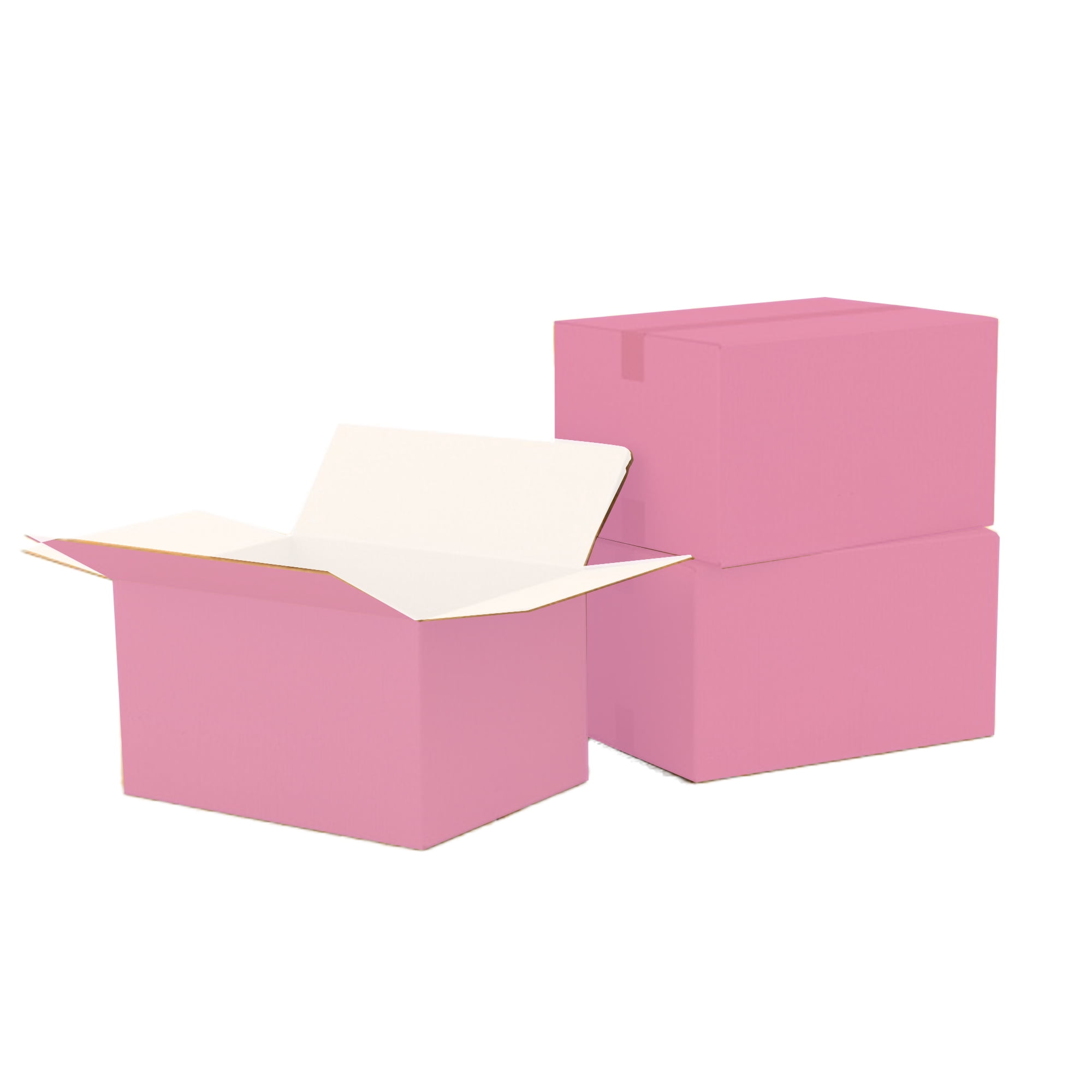 Ucanpack Shipping Boxes 6x5x3", Packaging Boxes For Small Business, Made In USA- 25 Pcs Carton, Cardboard Shipping Box For Packaging Moving, 1/8 Thick Custom Shipping Boxes Pink