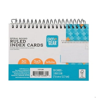Staples 3 x 5 Line Ruled Assorted Neon Spiral-Bound Index Cards 2/PK  (50994) TR50994