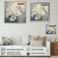 thumbnail image 4 of Designart "Minimalism Daisy expression II" Landscapes Floater Framed Canvas Wall Art, 4 of 7