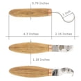 thumbnail image 1 of Juego de herramientas torcidas con cuchillo y gancho para tallar en madera, para cuencos, tazas, cucharas, 1 of 5