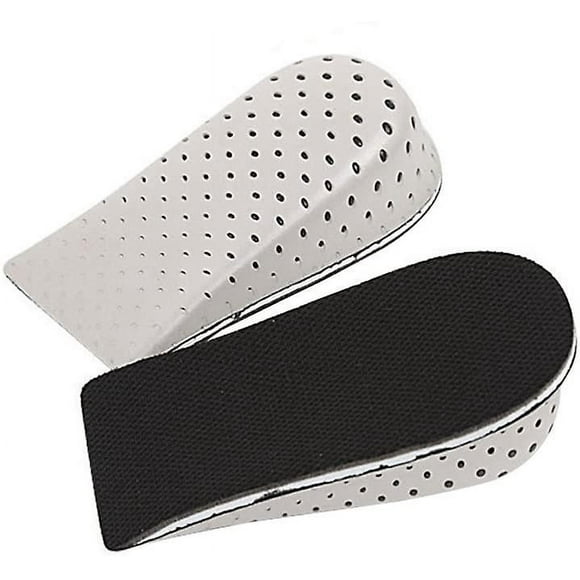 Pair of 4 cm Height Increasing Memory Foam Insoles, Breathable and Unisex
