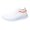 White, variant on Women Fitness Sneakers Lightweight Trainers Running Shoes S𝗅ip On Tennis Sport Shoes Casual Fashion Walking Shoes Gym Athlet𝗂c Jogging Shoes for Summer and Autumn