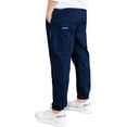 thumbnail image 2 of Alvivi Kids Boys Cargo Joggers Pants Elastic Waist Loose Baggy Trousers Sweatpants Navy Blue 5-6, 2 of 3