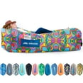 thumbnail image 1 of Chillbo Shwaggins Inflatable Couch â€“ Cool Inflatable Lounger Easy Setup is Perfect for Beach Gear, Camping Fun and Festival Accessories., 1 of 4
