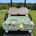 thumbnail image 2 of Yuyamidu Funny Dinosaur Golf Cart Seat Covers Golf Ball Golf Cart Seat Towel Blanket Fits in Club Car Other 2-Seat Golf Carts Decoration, Green, 2 of 8