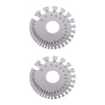 thumbnail image 4 of Scienceny Round Wire Gauge Diameter Gage Metal Instrument Inch Inspection Measuring Tipo 1 2piezas, 4 of 6