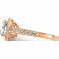 thumbnail image 3 of 10K Rose Gold Tiara Collection Polished Cz Ring (Size 7) Made In Vietnam 10yc391r, 3 of 5