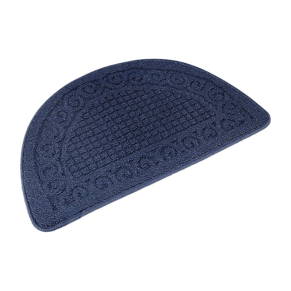 HANZE Half Round Non-Slip Kitchen Bath Doormat Floor Rug Mat