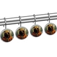 thumbnail image 2 of HemaKayy 12 Pcs Decorative Shower Curtain Hooks - Stainless Steel Rings for Bathroom Decor - Easy Glide & Secure Hold - Perfect Decoration for Bathroom Shower Rods - Animal Bear, 2 of 5