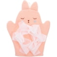 thumbnail image 1 of HEALEEP 1Pcs Pink Polyester Baby Bath Mitt For Body Scrub And Bath Time Fun 11.8X7.5X0.6In, 1 of 8