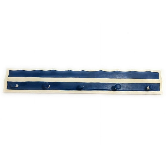 Ocean Wave Hanger 24" w/ 5 Pegs - Nautical Decor Accents | #dpt510460