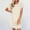Beige, variant on Women's Short Sleeve Bodycon Midi Dress - Summer Casual Slim Fit Knit Dress with Multiple Colors for Daily & Casual Wear